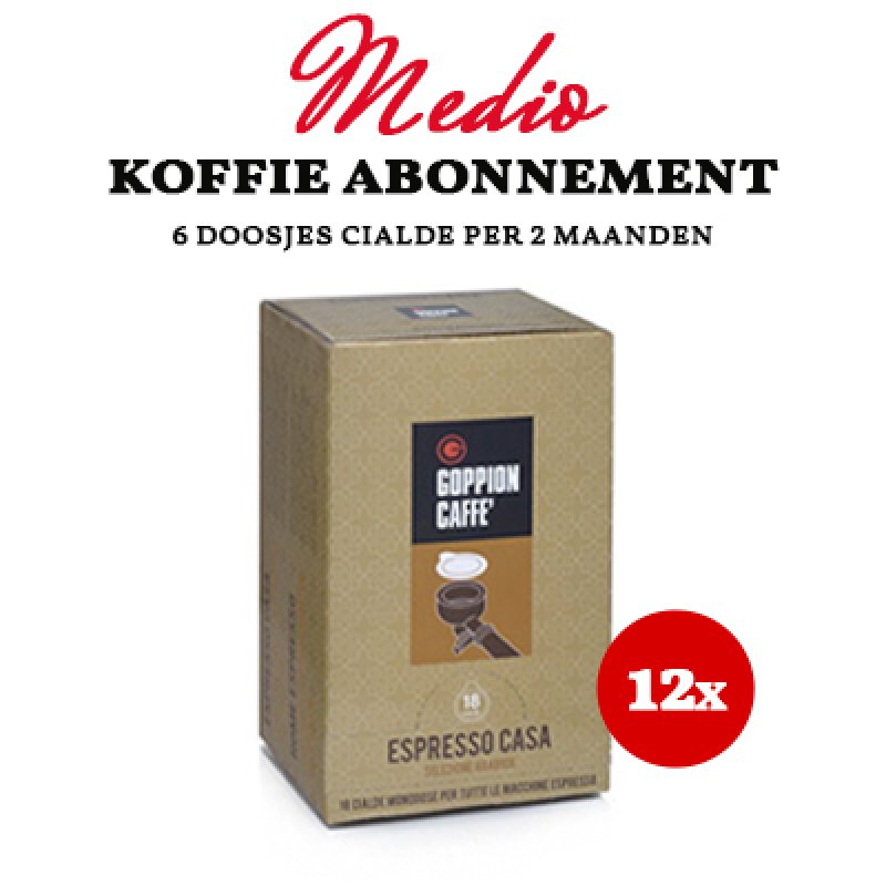 Koffie-abonnement Medio 